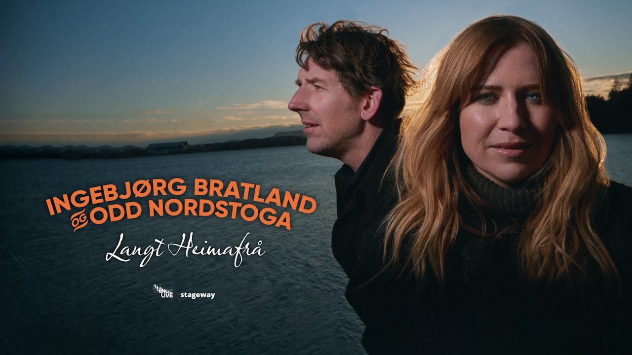 Plakat for Ingebjørg Bratland og Odd Nordstoga: Langt heimafrå