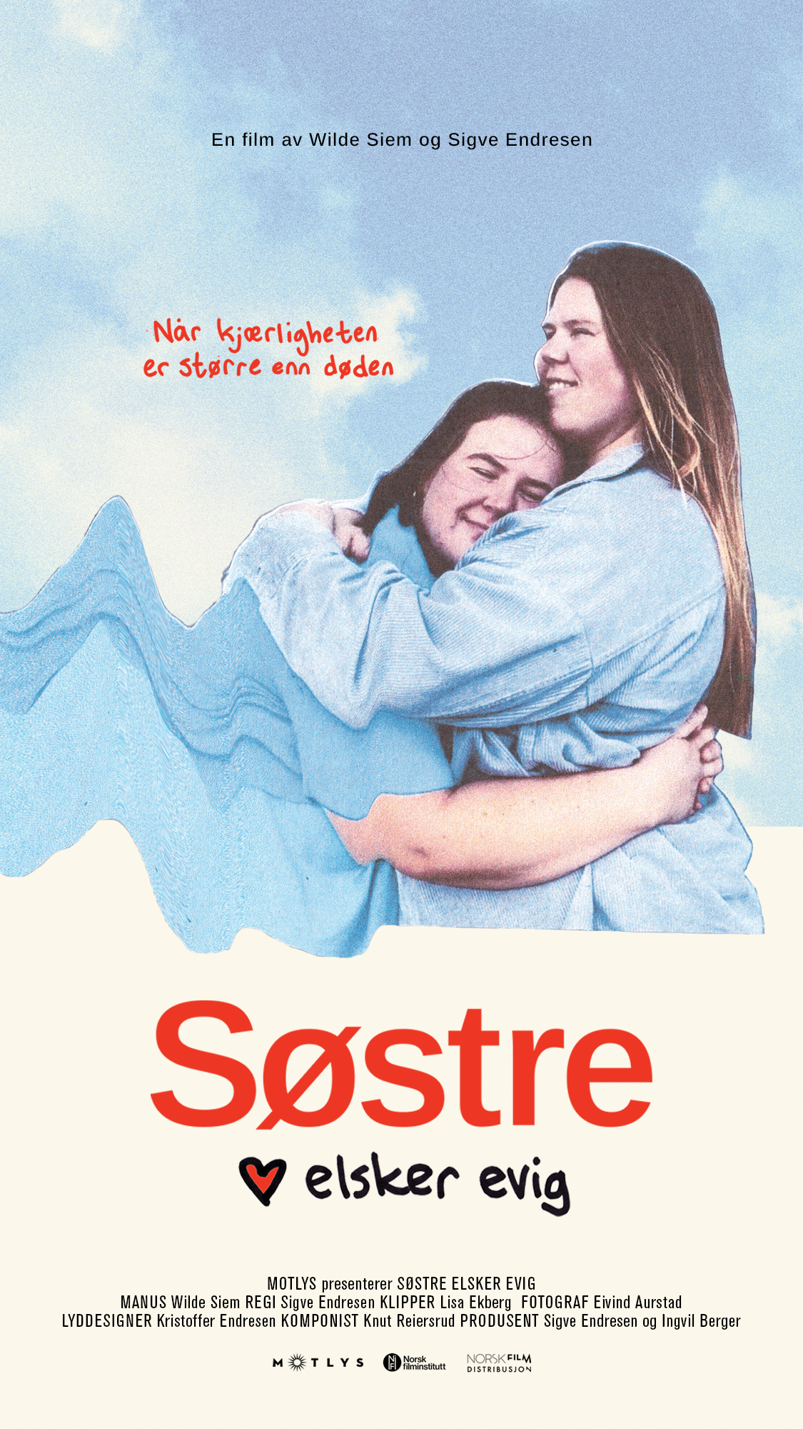 Kinoplakat for Søstre elsker evig