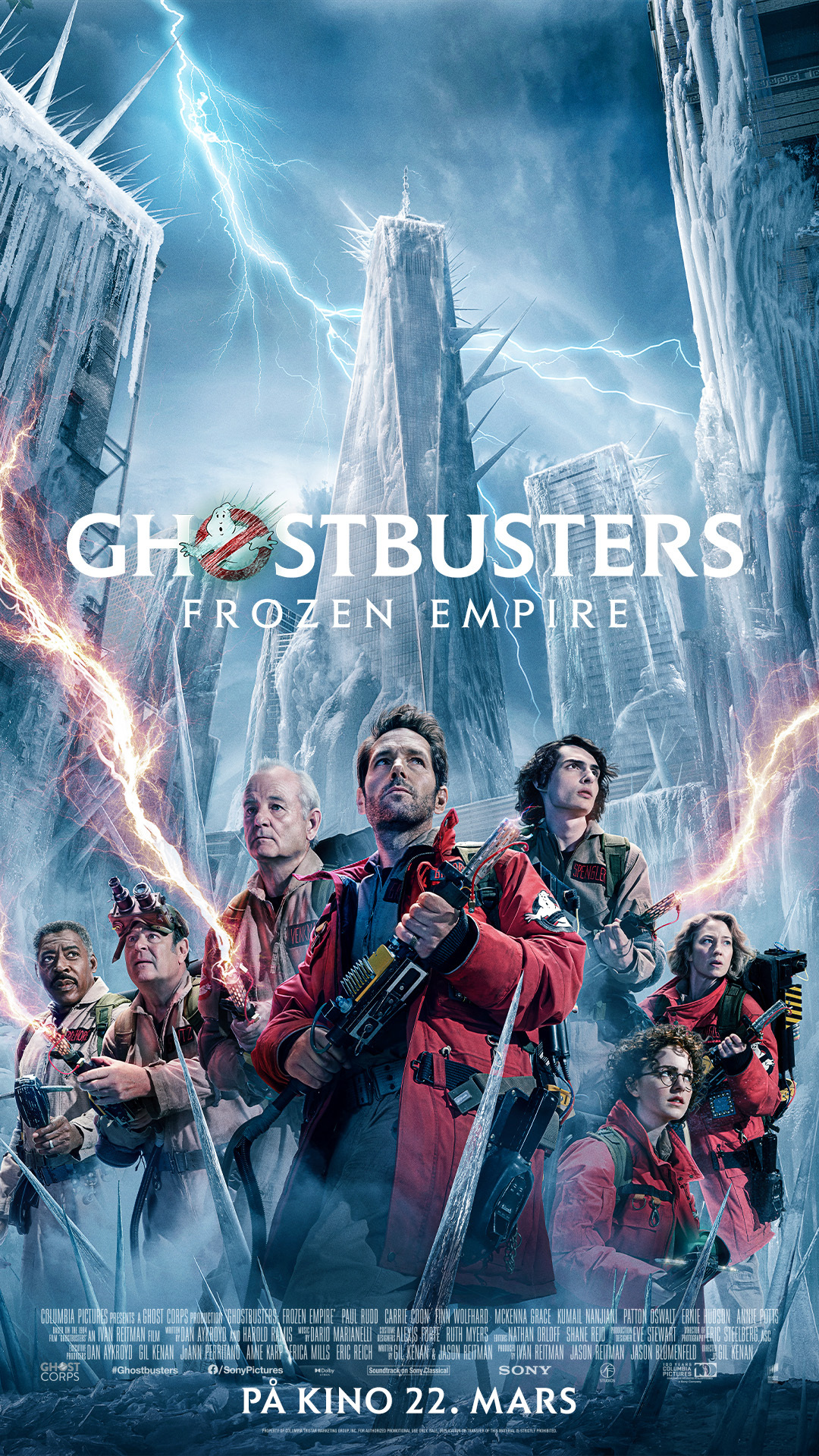 Kinoplakat for Ghostbusters: Frozen Empire
