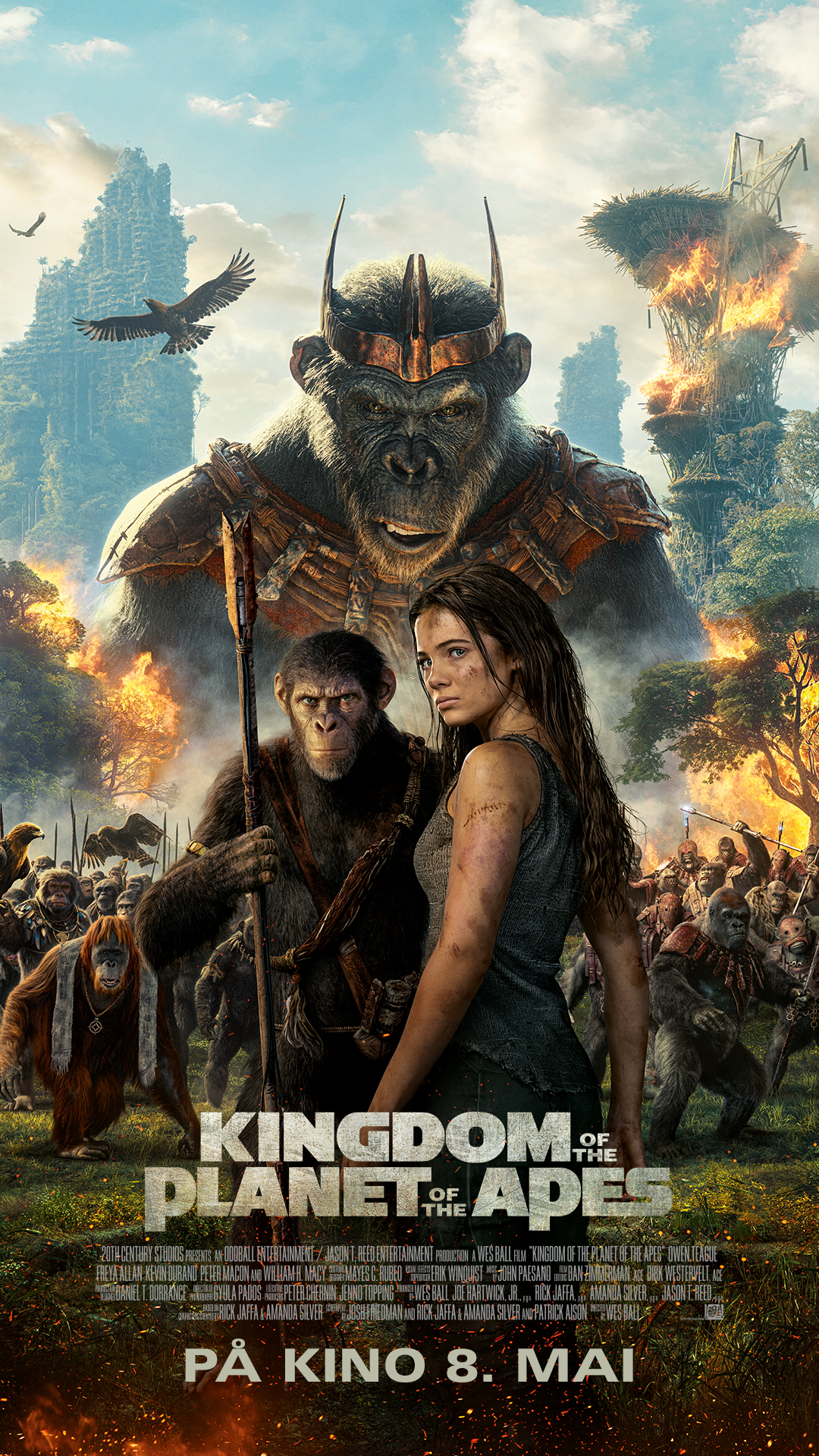 Kinoplakat for Kingdom of the Planet of the Apes