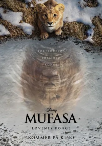 Kinoplakat for Mufasa: The Lion King (3D, Original tale, Norsk tekst)