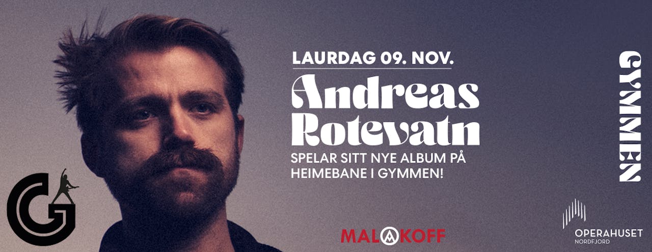 Plakat for Andreas Rotevatn // Gymmen