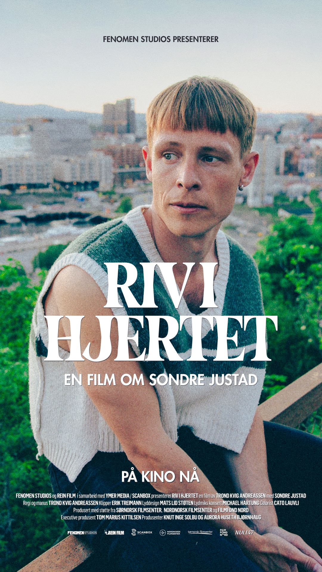 Kinoplakat for Riv i hjertet - En film om Sondre Justad