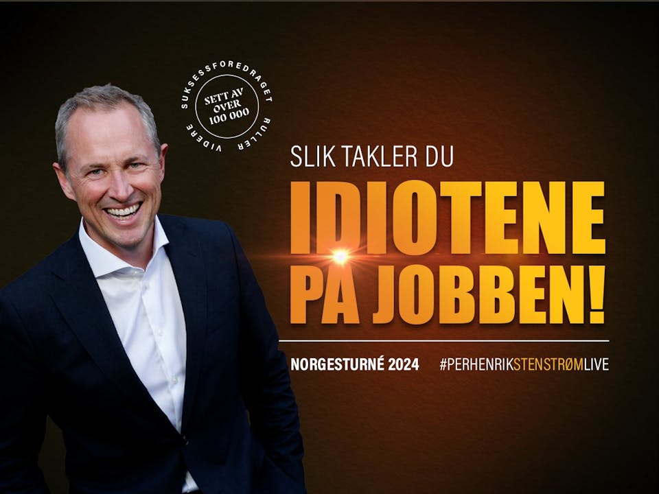 Plakat for Slik taklar du idiotane på jobben!