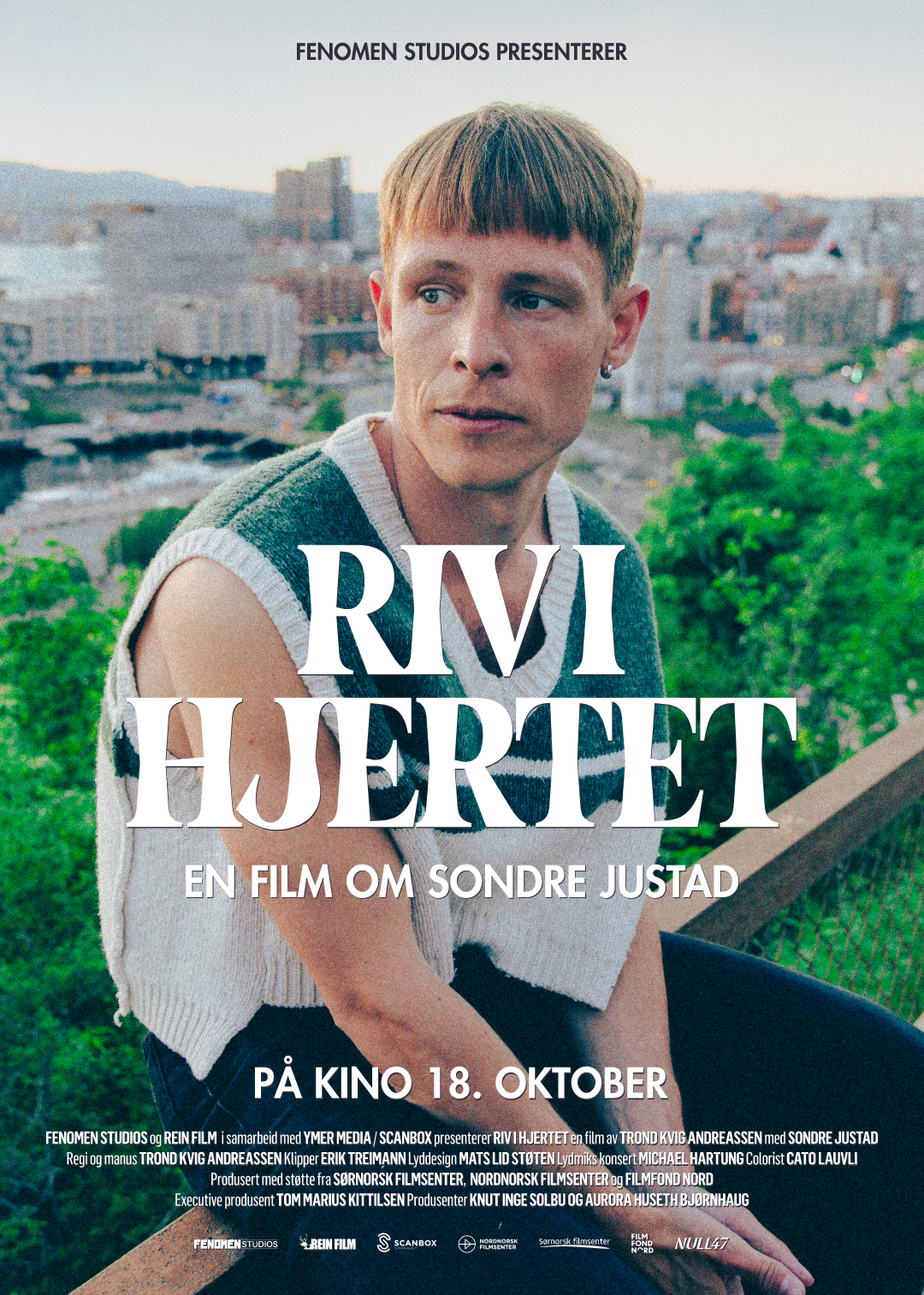 Kinoplakat for Riv i hjertet - En film om Sondre Justad