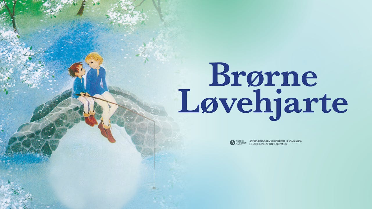 Plakat for Teater Vestland: Brørne Løvehjarte