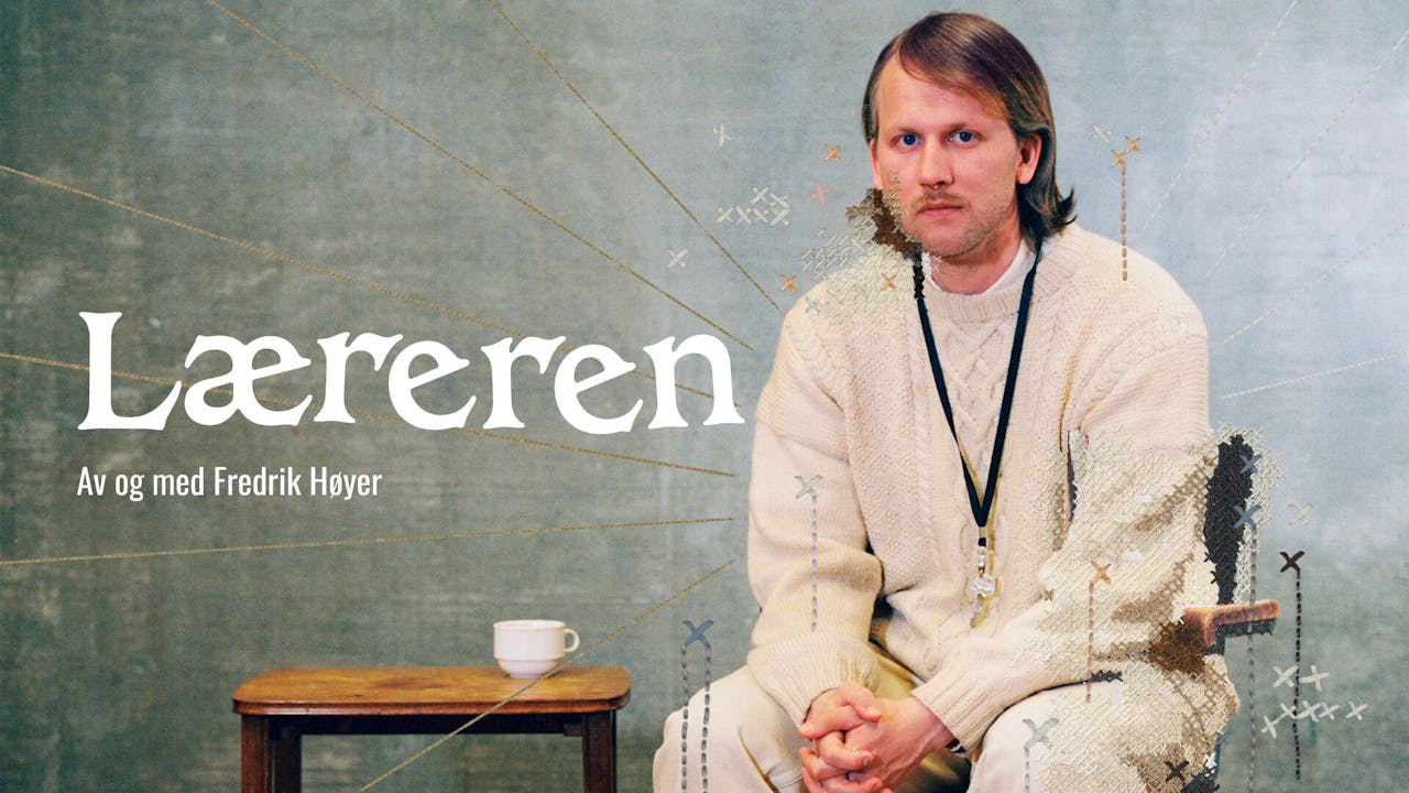 Plakat for Riksteatret: Læreren