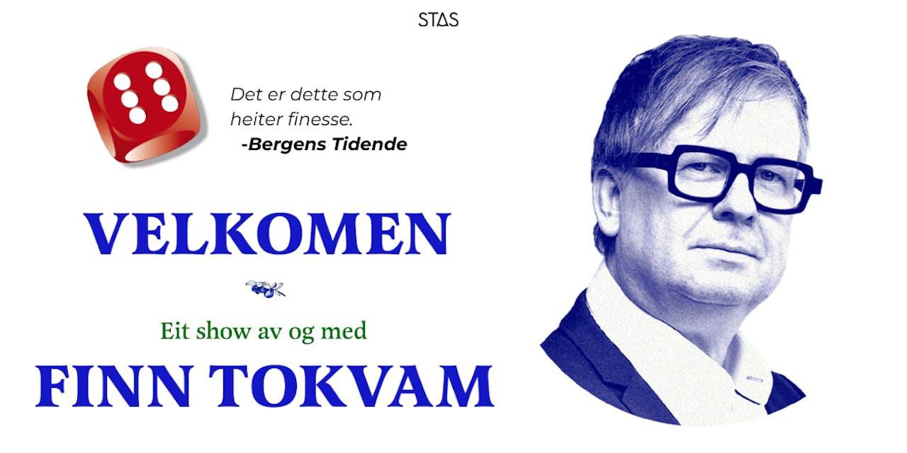 Plakat for Finn Tokvam  - Velkomen