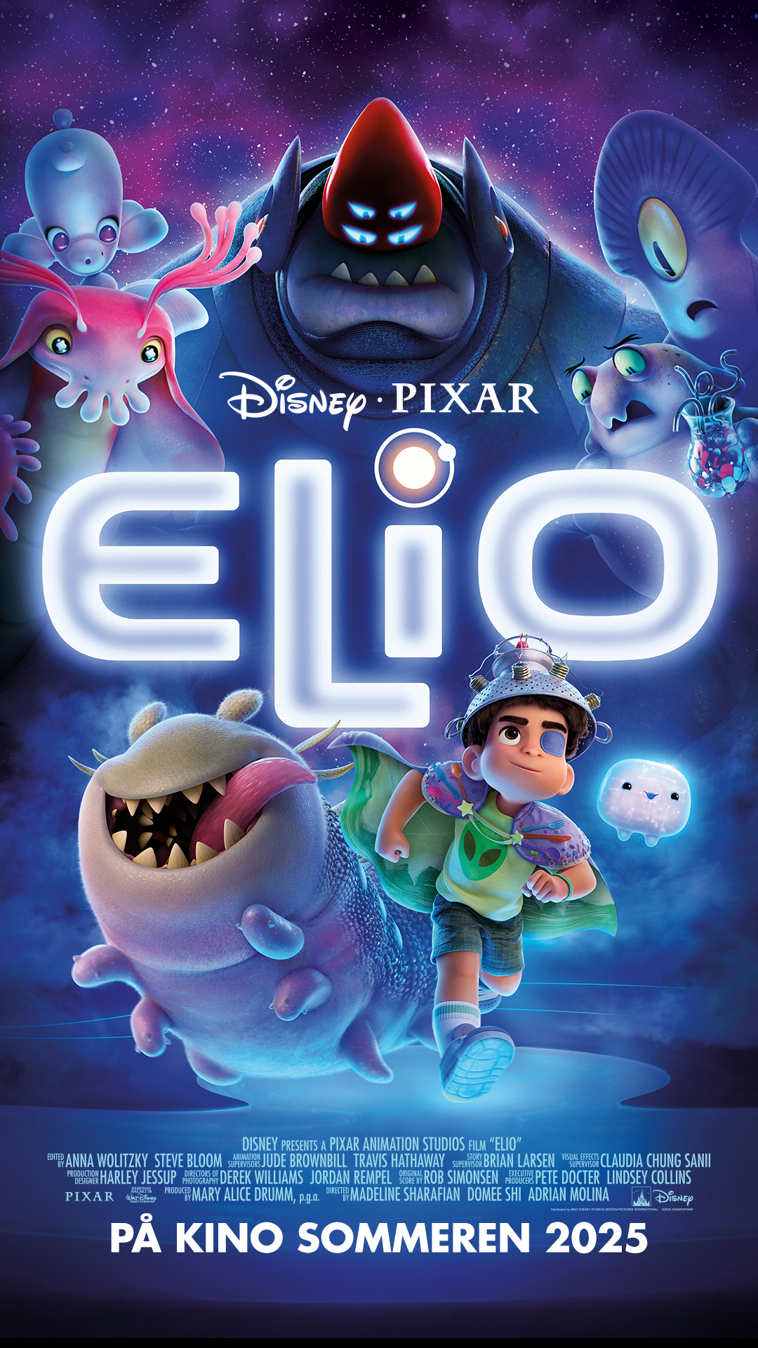Kinoplakat for Elio (2D, Norsk tale, Norsk tekst)