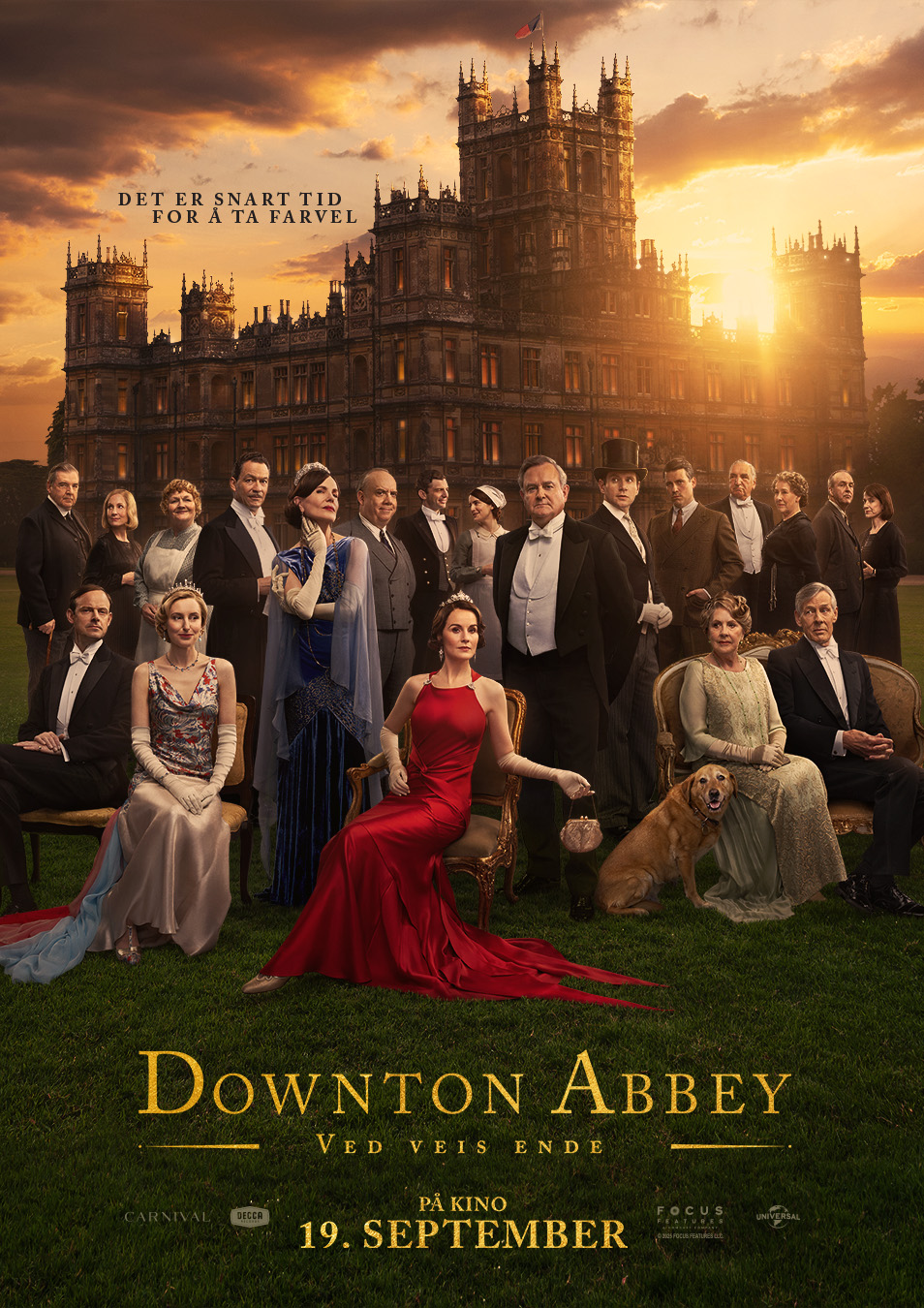 Kinoplakat for Downton Abbey: Ved veis ende