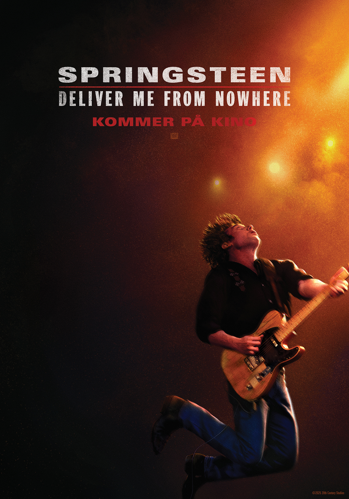 Kinoplakat for Springsteen: Deliver Me from Nowhere (Engelsk tale, Norsk tekst)