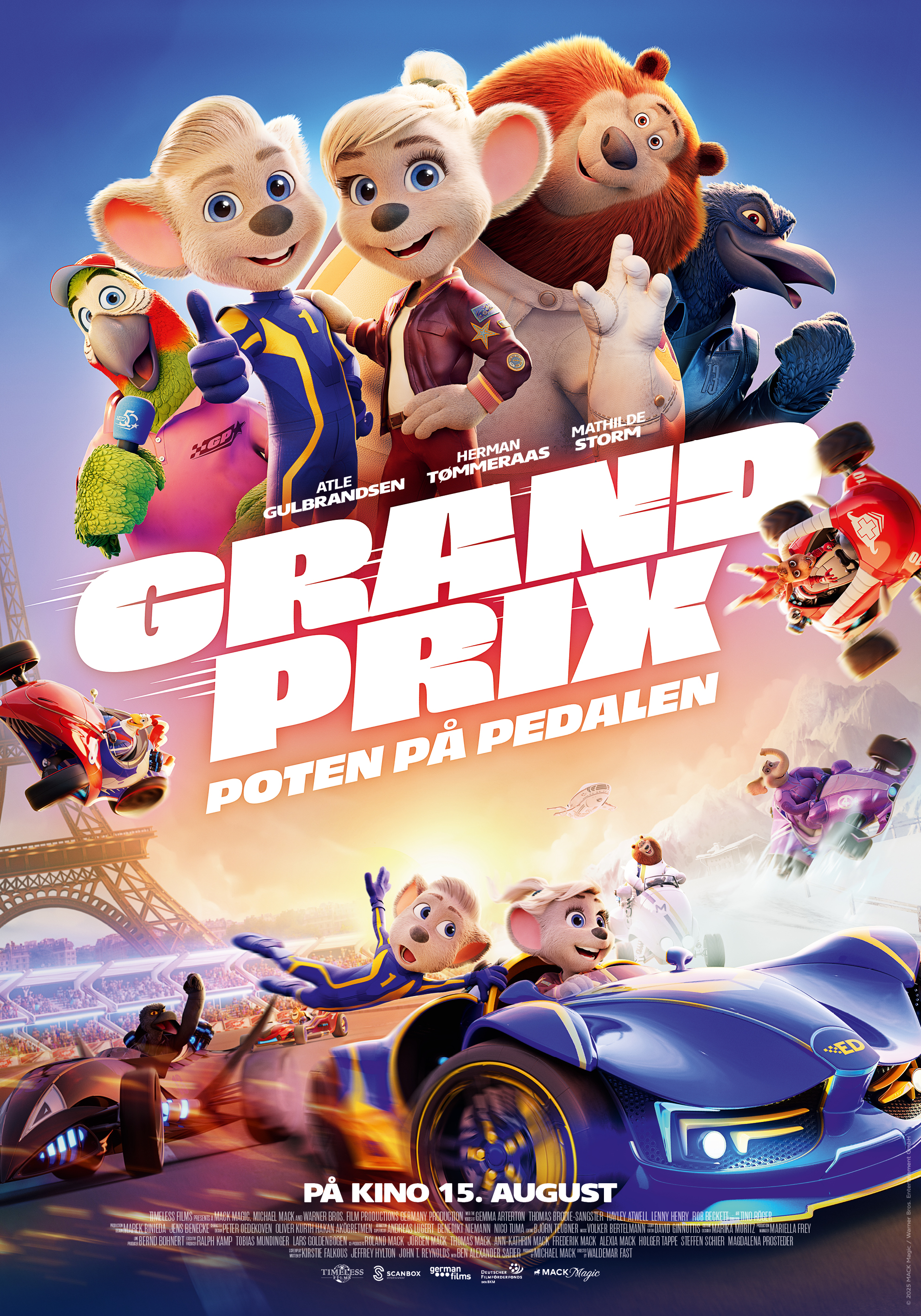 Kinoplakat for Grand Prix - Poten på pedalen