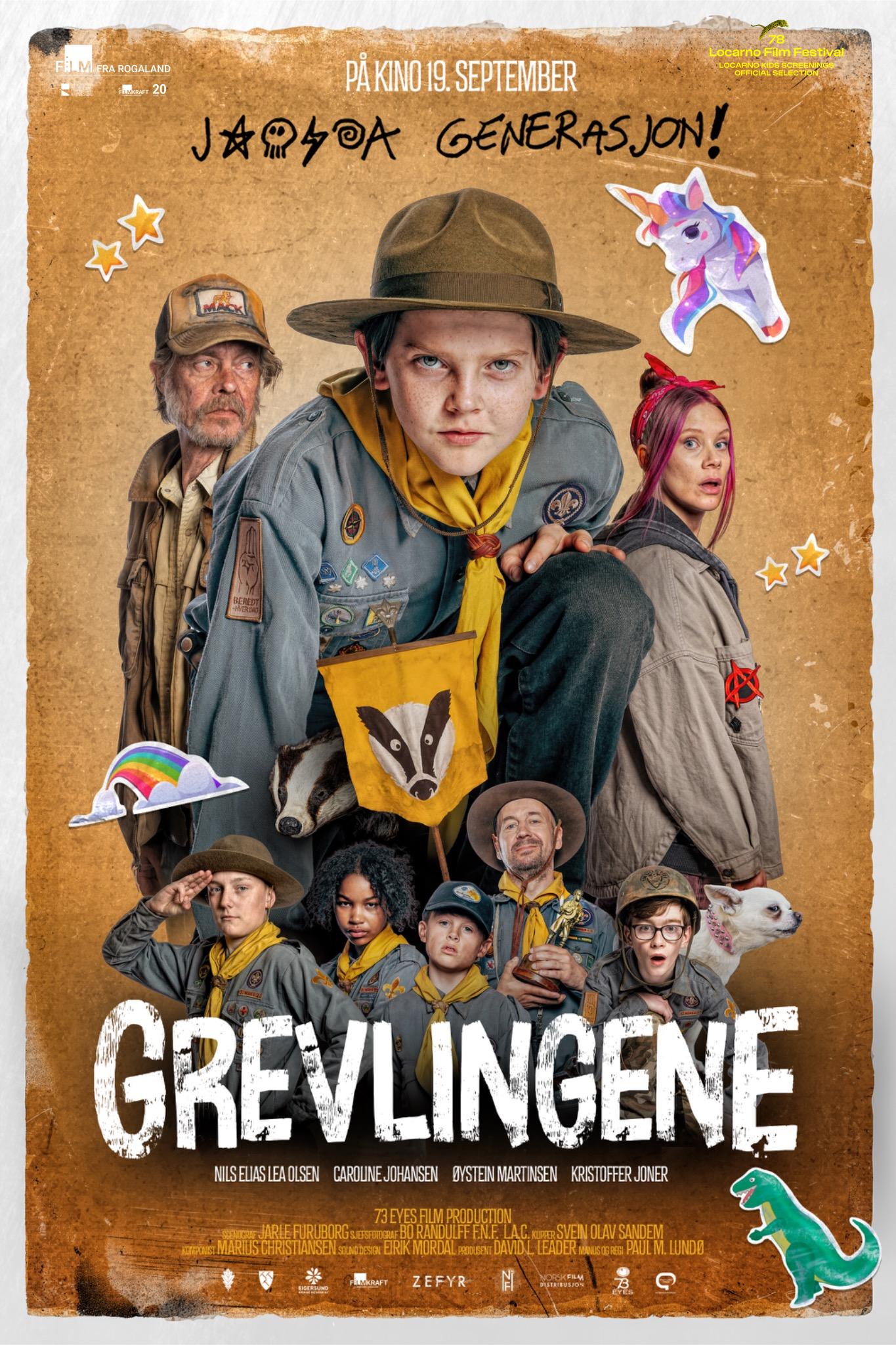 Kinoplakat for Grevlingene