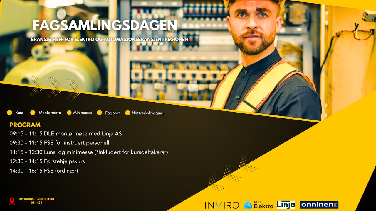 Plakat for Fagsamlingsdagen 2025