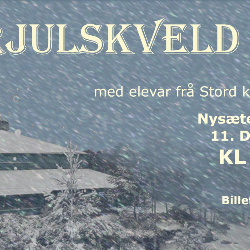 Stord kulturskule: Førjulskveld