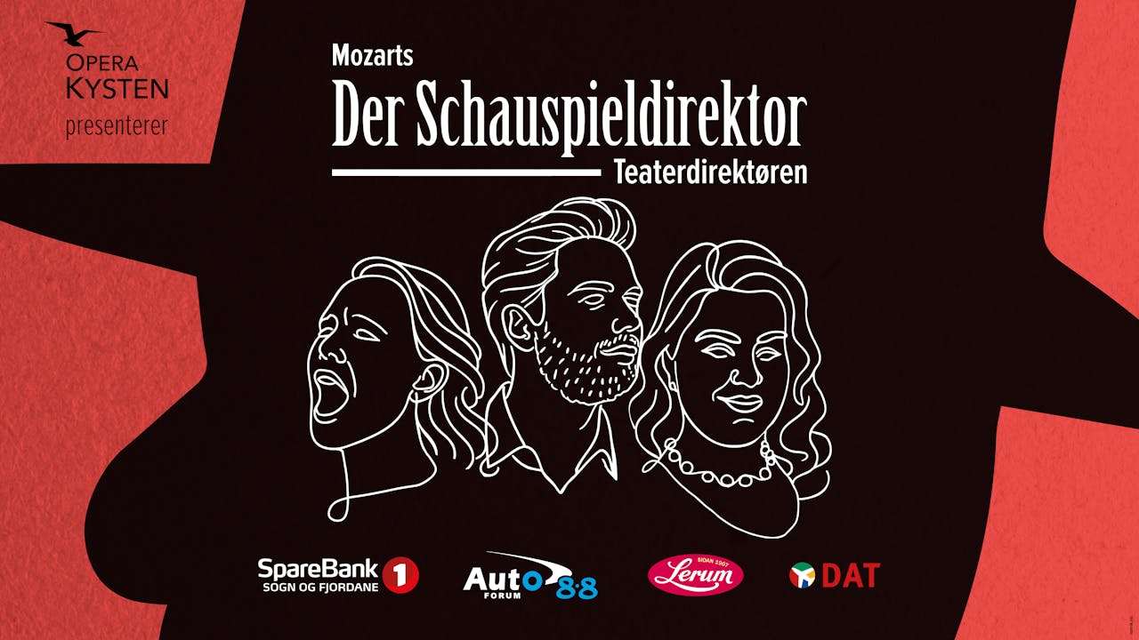 Plakat for OperaKysten 10 år - Der Schauspieldirektor av Mozart