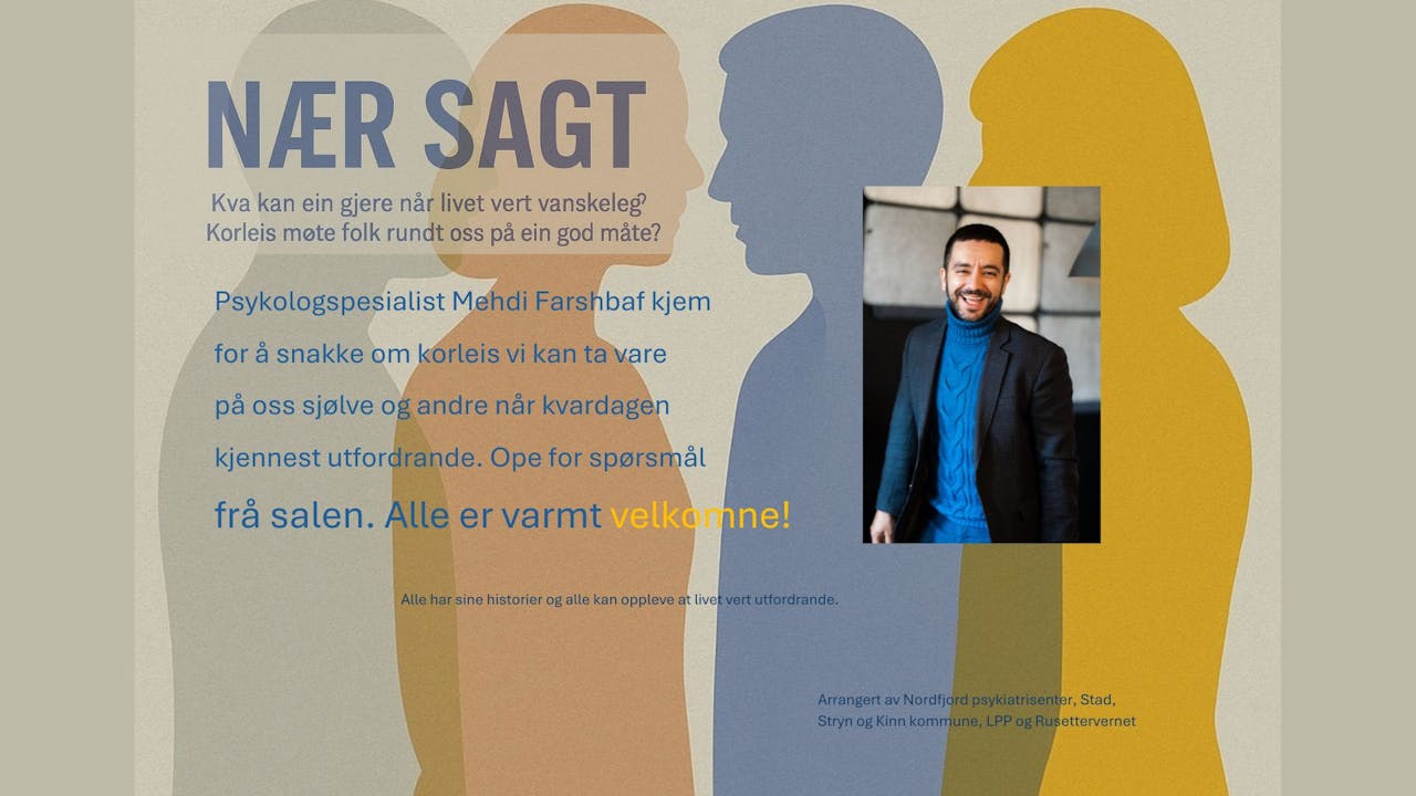 Plakat for Nær Sagt