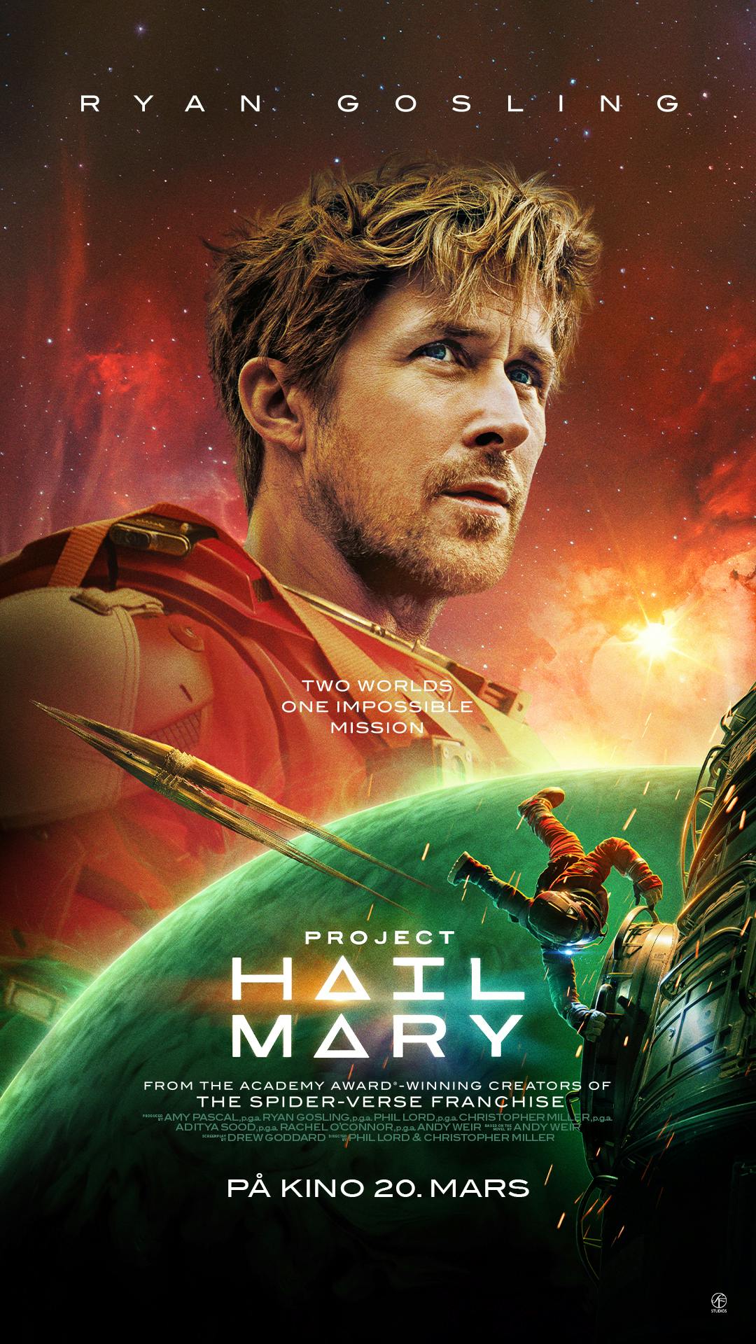 Kinoplakat for Project Hail Mary (2D, Original tale, Norsk tekst)
