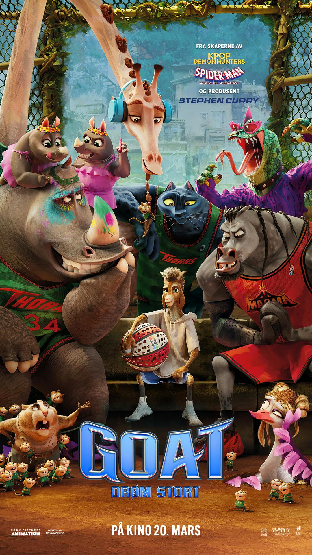 Kinoplakat for GOAT – Drøm stort