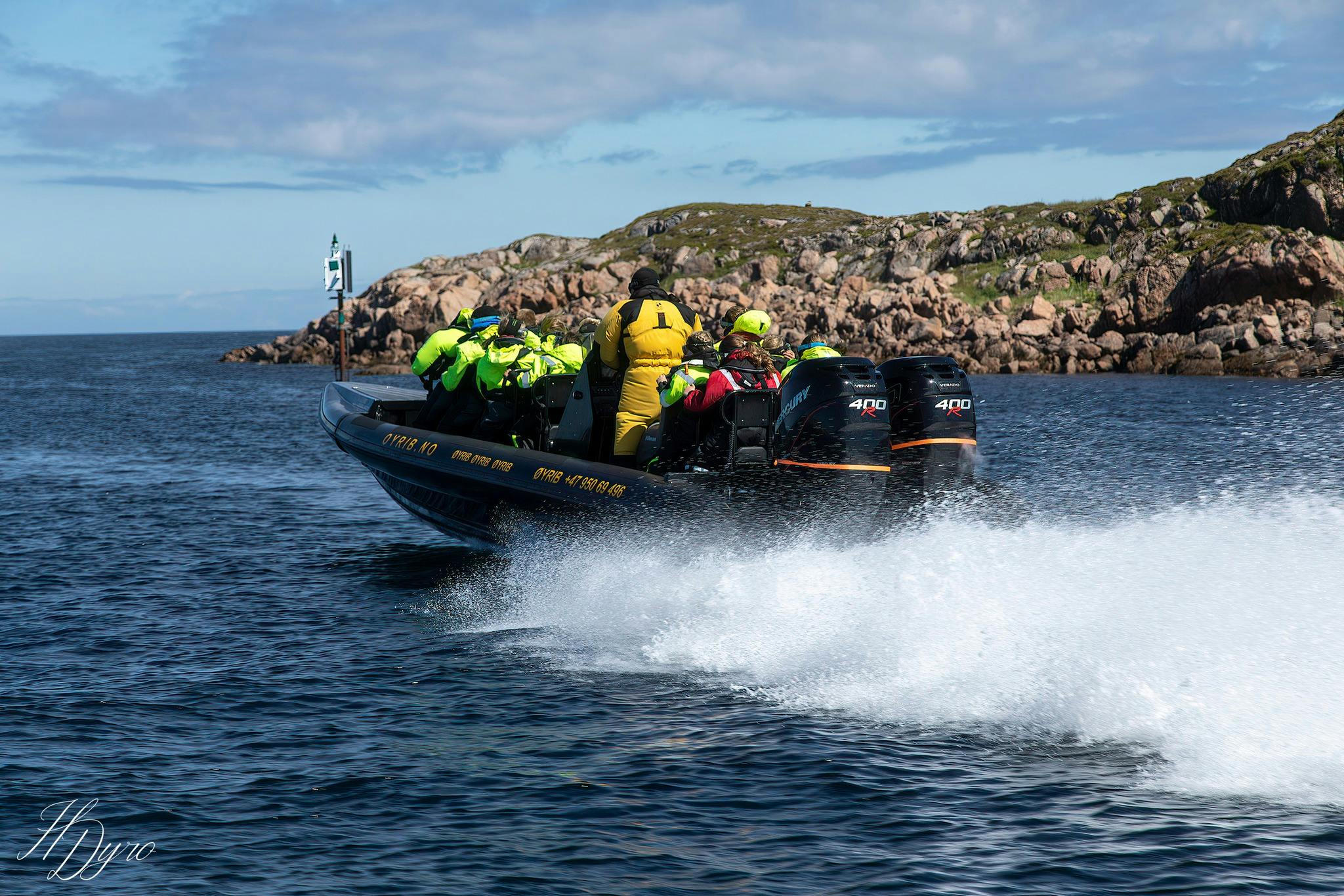Sommer-Frøya   Rib-tur i Øyrekka