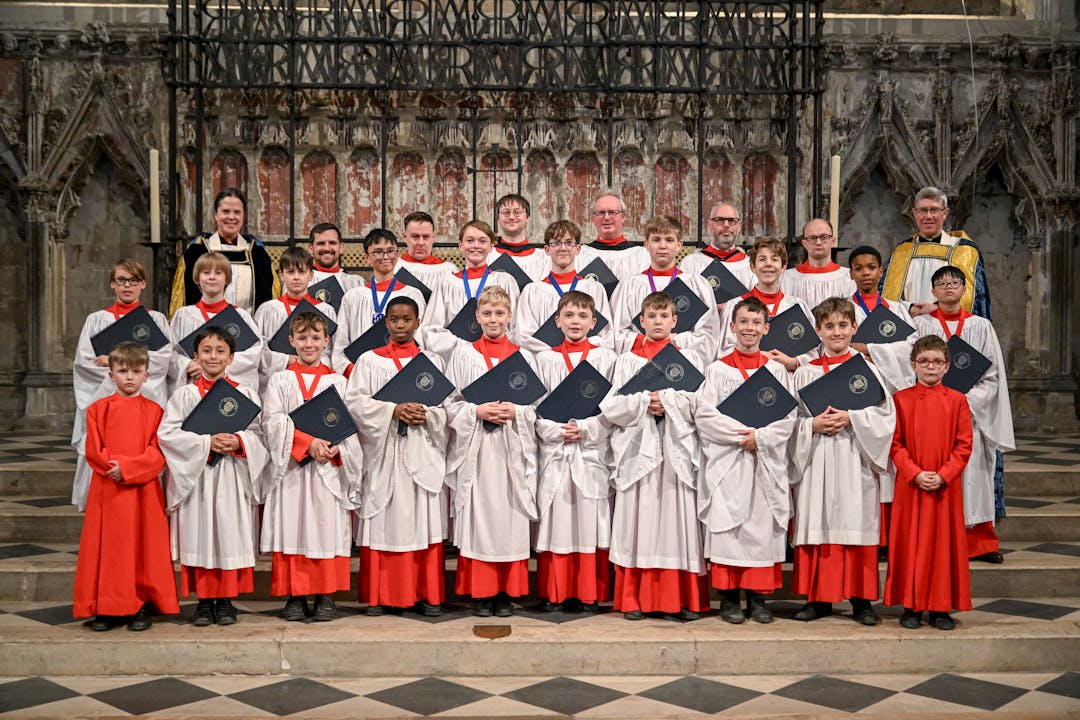 Plakat for Ely Cathedral Choir i Selje Kyrkje