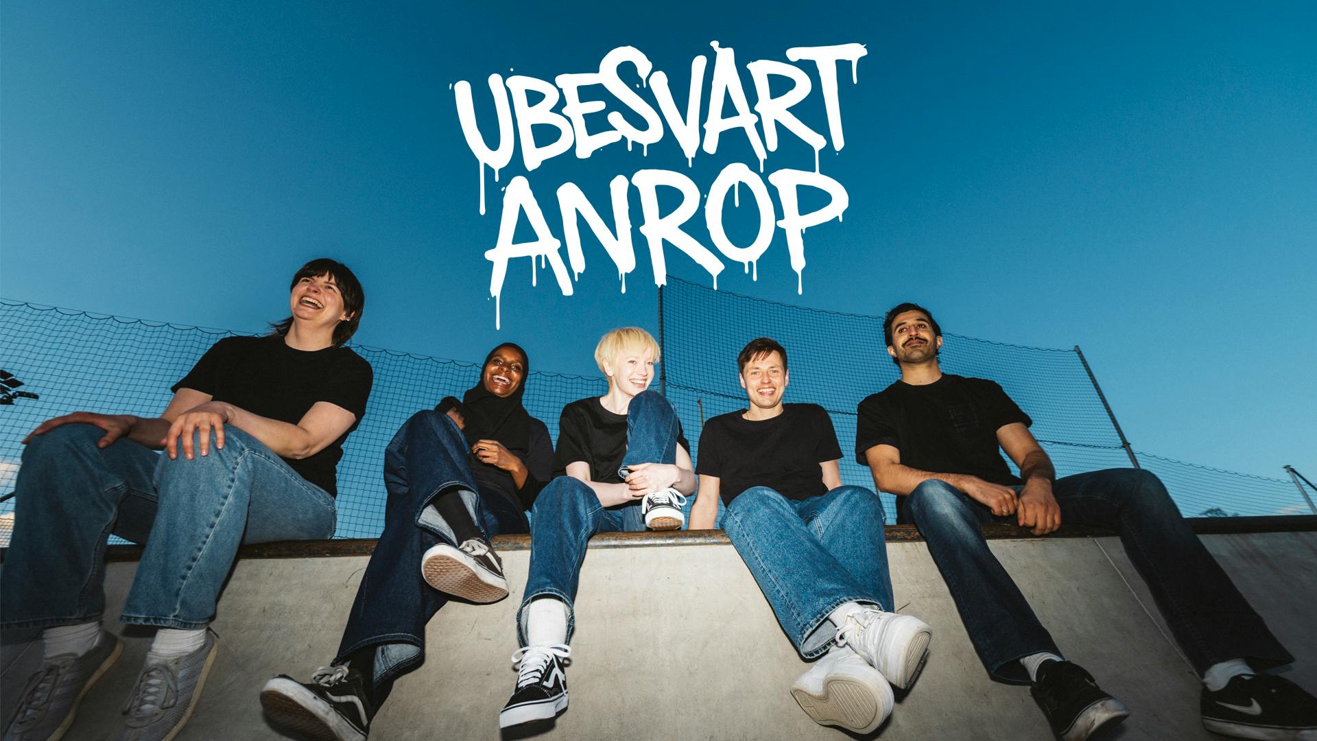 Plakat for Riksteatret: Ubesvart Anrop