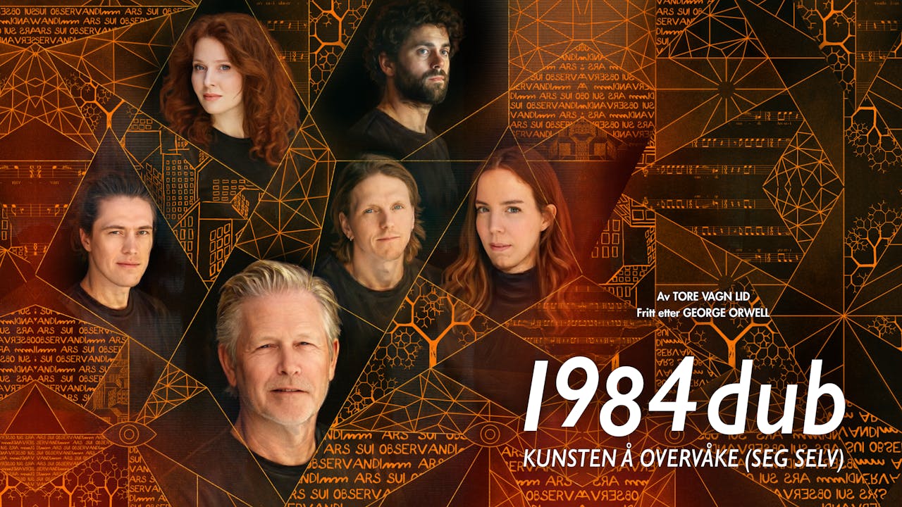 Plakat for Riksteatret: 1984 dub