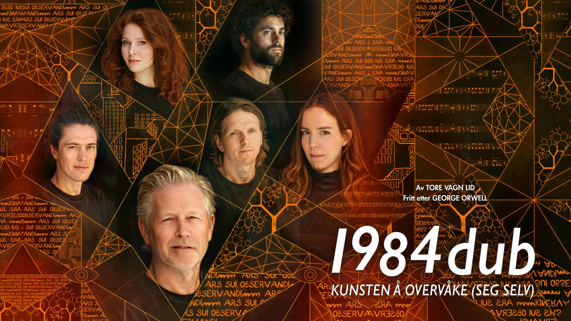 Plakat for Riksteatret: 1984 dub