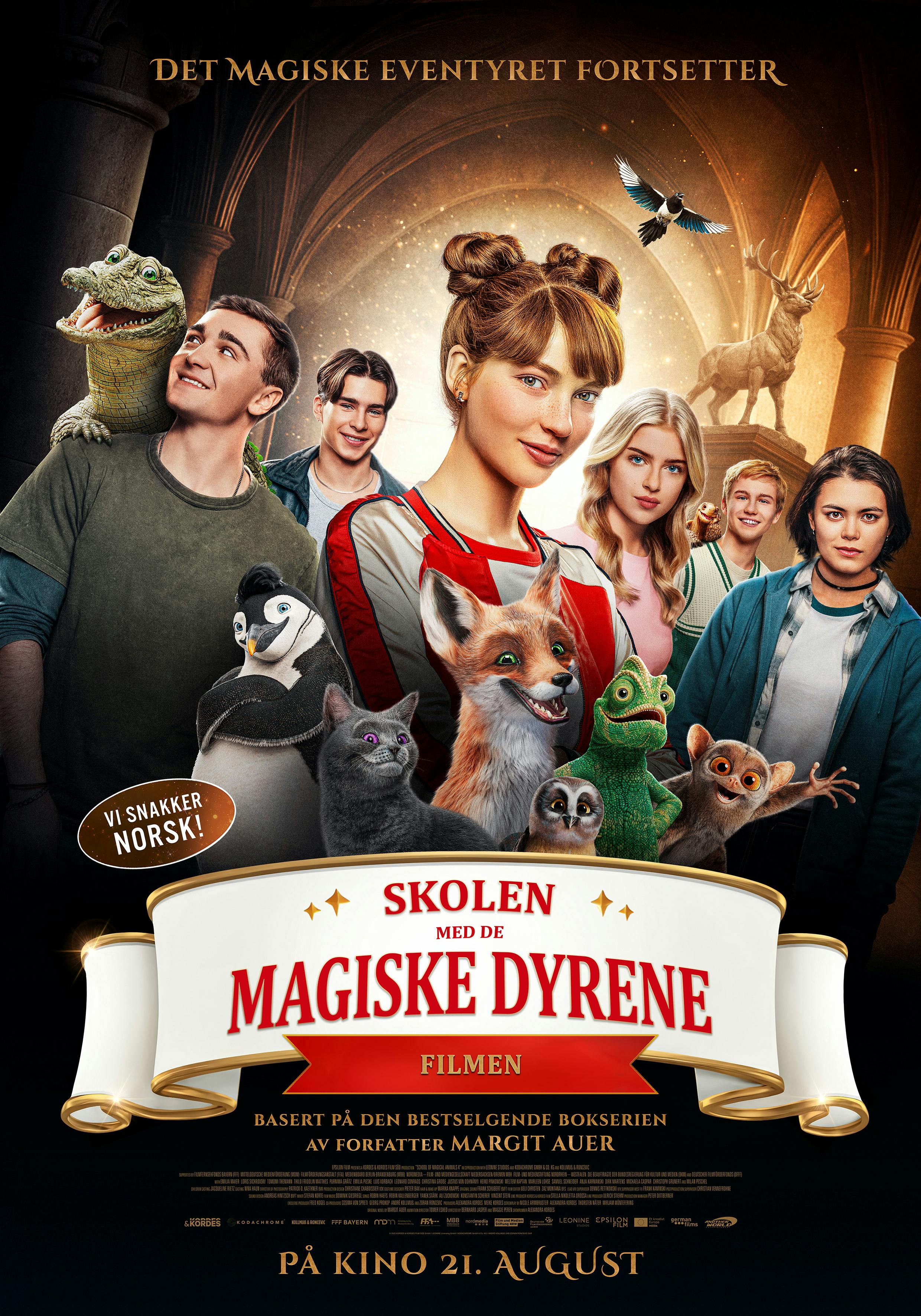 Kinoplakat for Skolen med de magiske dyrene - Filmen