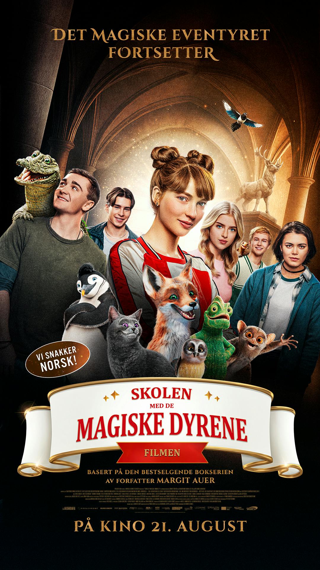 Kinoplakat for Skolen med de magiske dyrene - Filmen