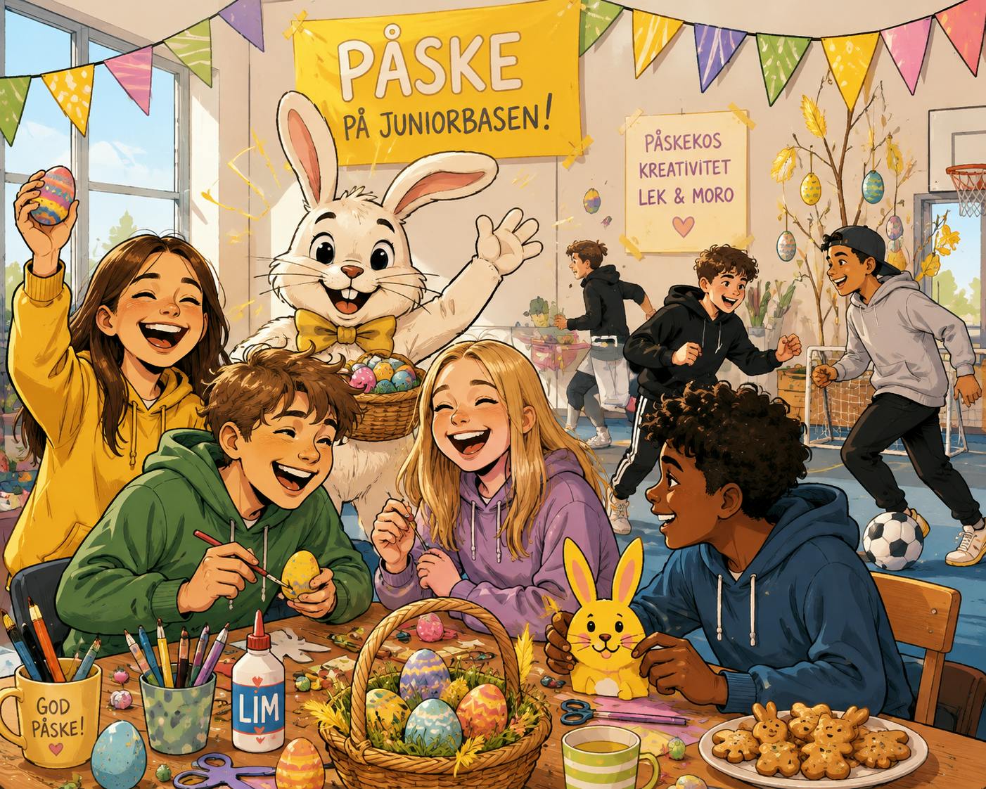Juniorbasen - Påskestemning