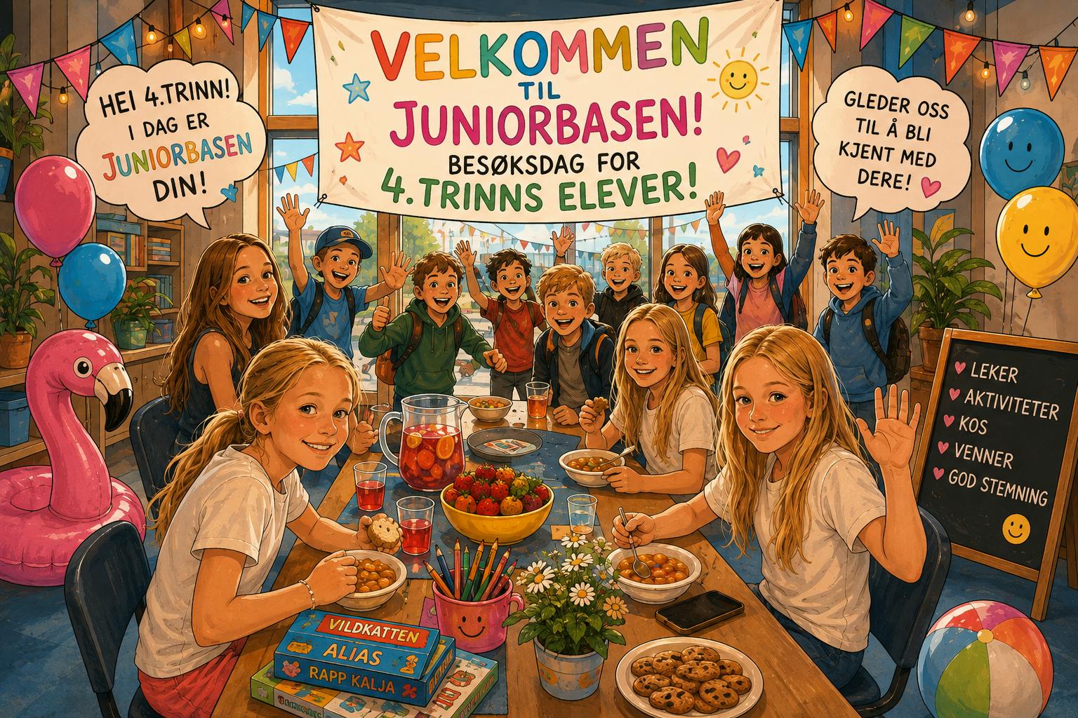 Juniorbasen - besøksdag for 4.trinn