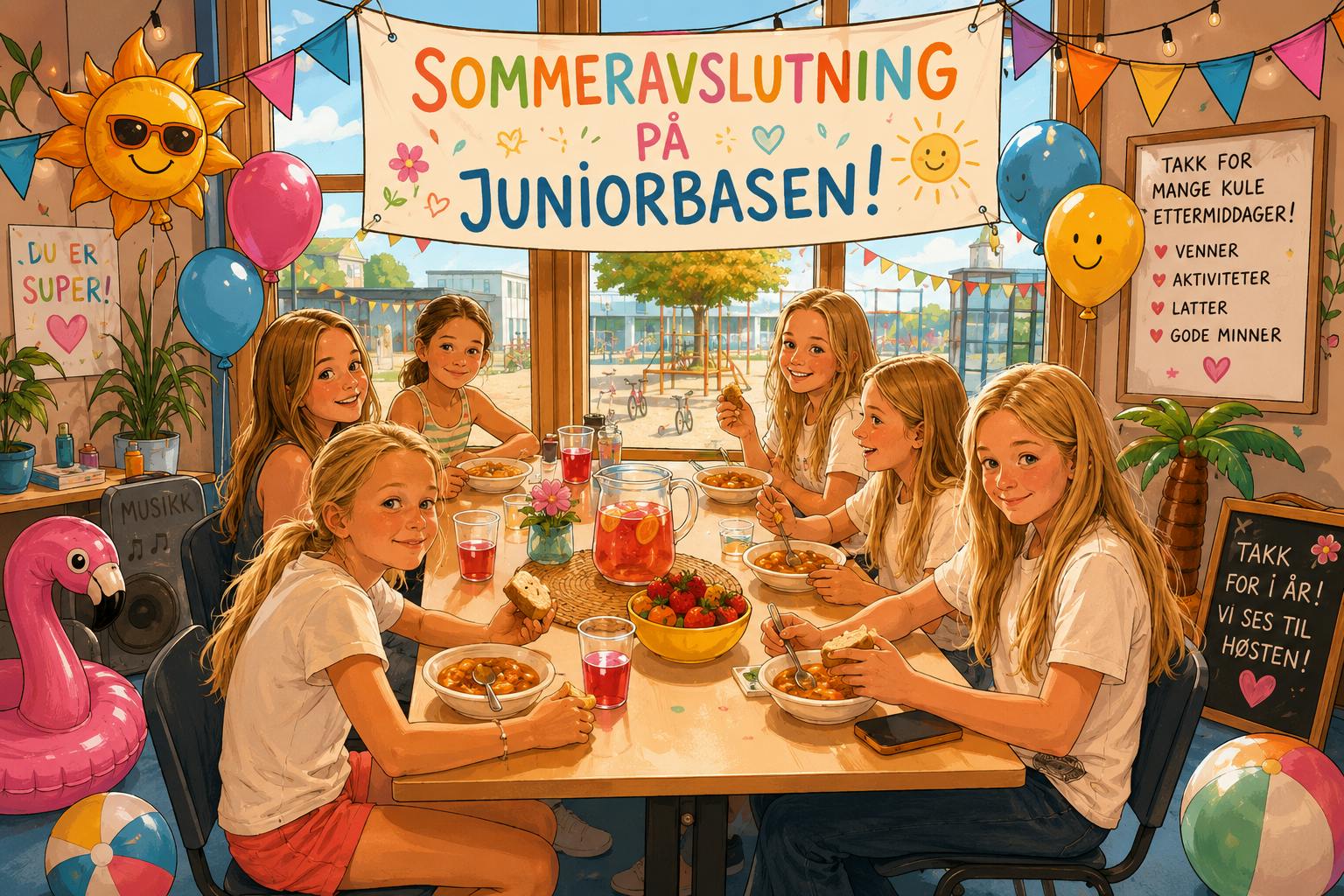 Juniorbasen - Sommeravslutning