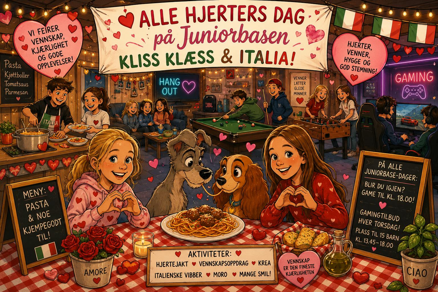Juniorbasen - Klis & kjærlighet & spagetti