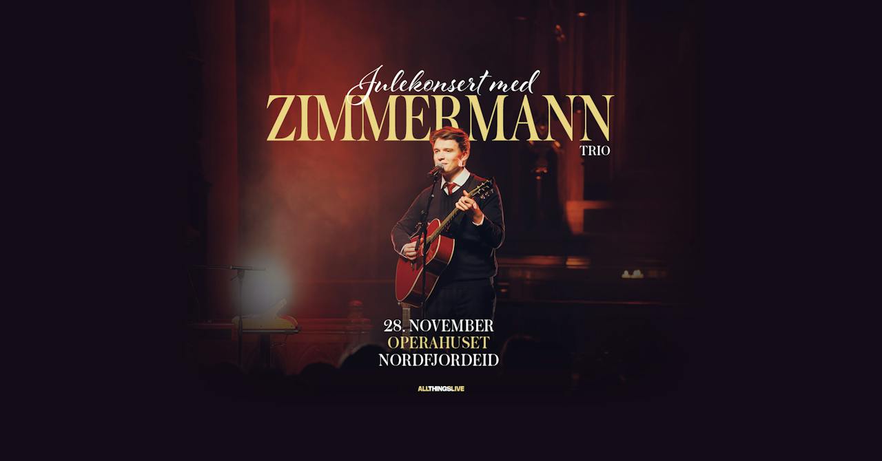 Plakat for Zimmermann - Julekonsert