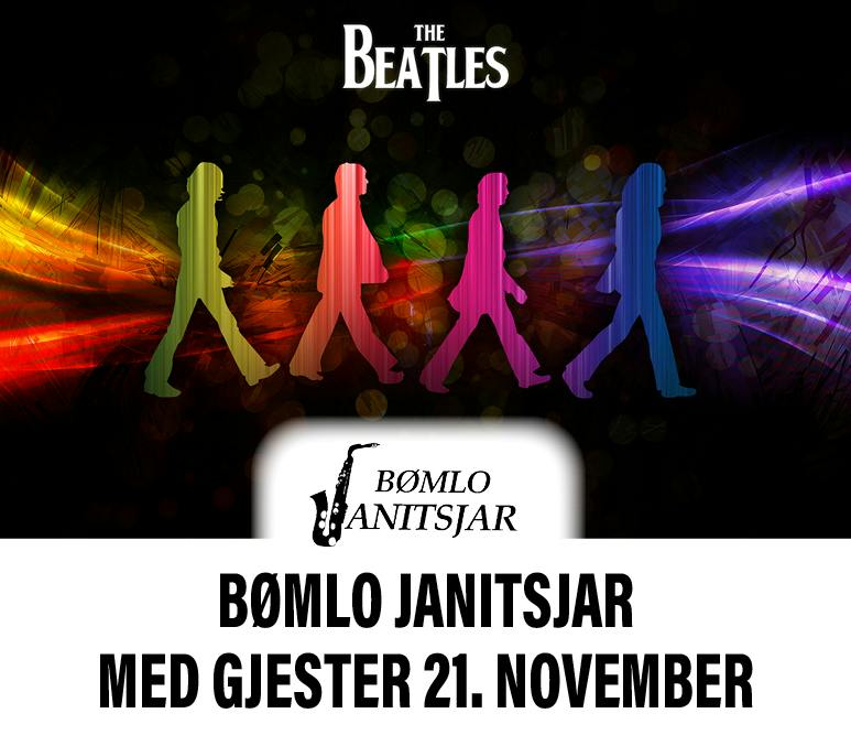 Plakat for Bømlo Janitsjar: The Beatles