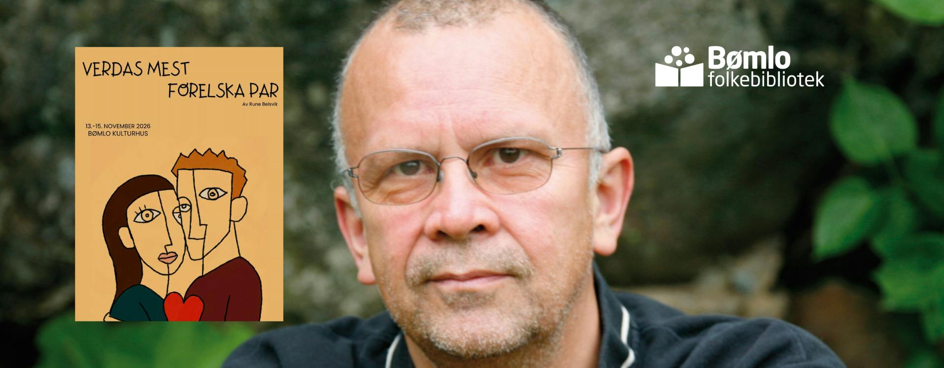 Plakat for Forfattarbesøk: Rune Belsvik